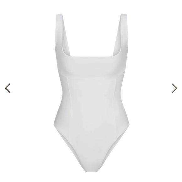 NWT SKIMS MARBLE SHAPING SWIM ONE PIECE - Picture 1 of 6